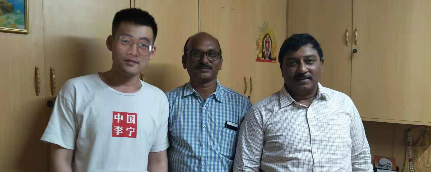 vistiting the older customer to India