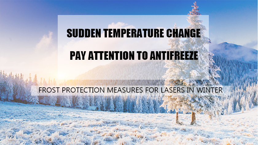 Frost protection measures for lasers in winter