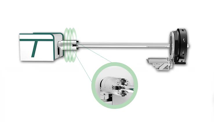 Полностью автоматический самоцентрирующийся пневматический патрон