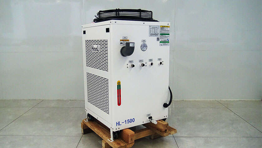 Water chiller water drainage and antifreeze instructions in winter