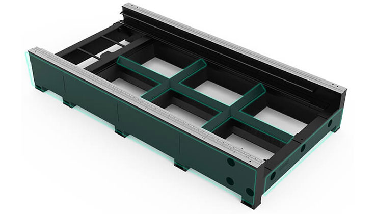 Полая кровать с обмоткой, рассчитанная на высокую нагрузку