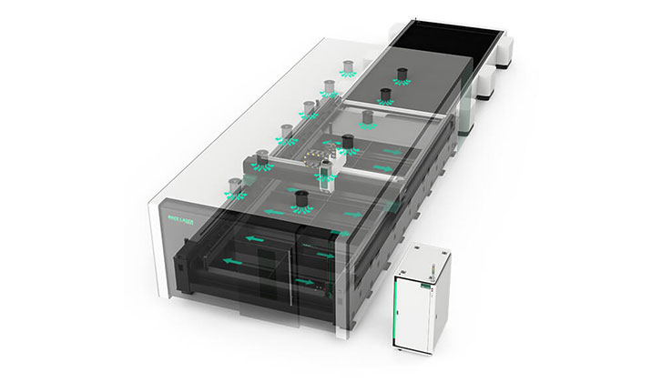 Система удаления пыли из перегородок